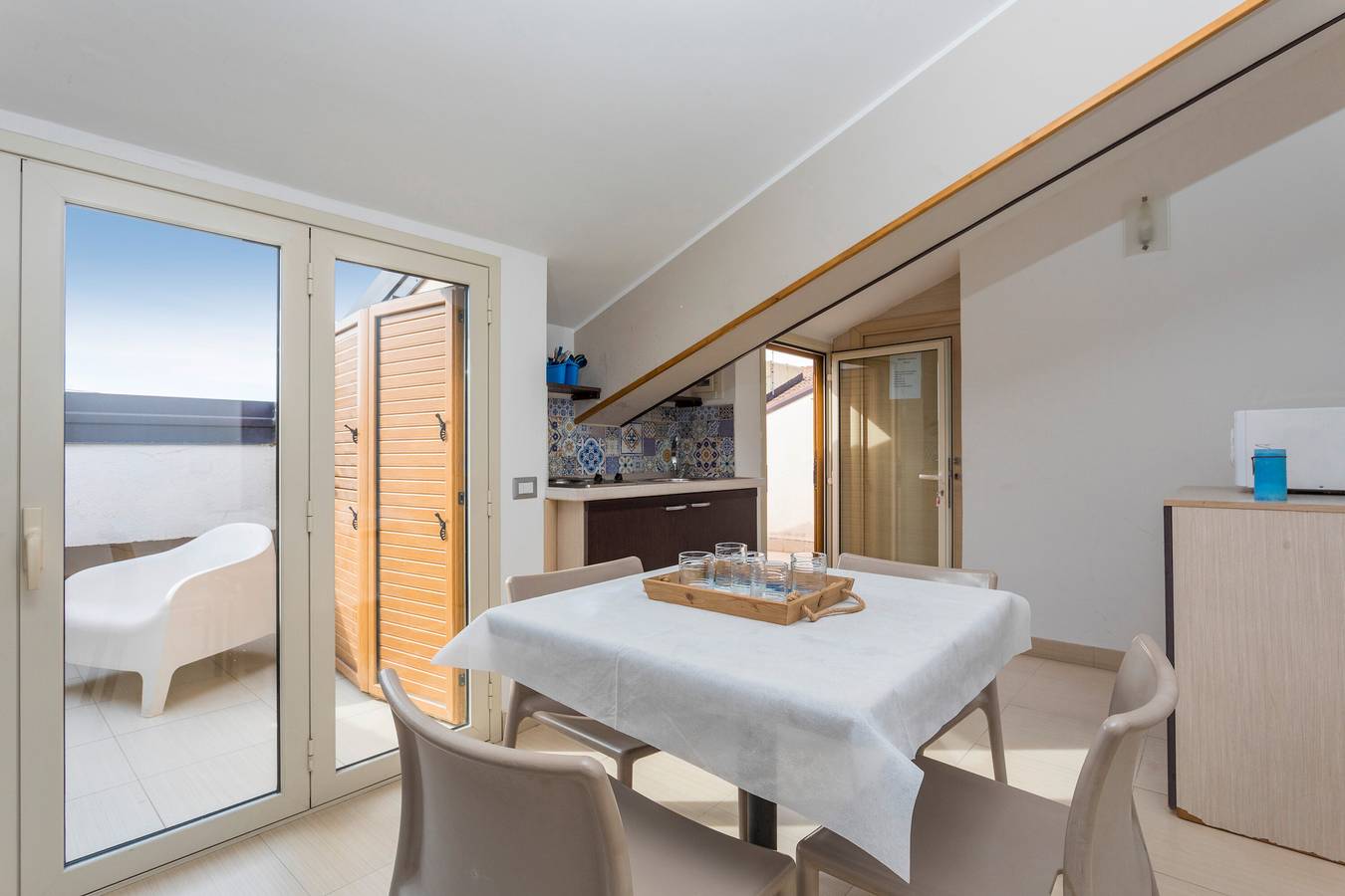 Ganze Wohnung, Apartment 'Terzo Piano 423/424 Meerblick' mit Meerblick, Wlan und Klimaanlage in Giardini-Naxos, Messina Provinz