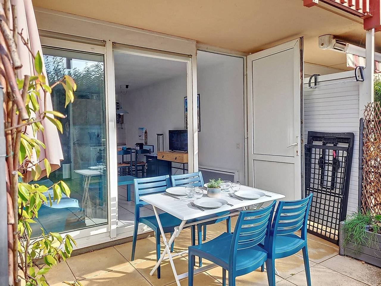 Estudio entero, Estudio cabina para 4 personas con terraza en Vieux Boucau in Vieux-Boucau-les-Bains, Côte d’Argent