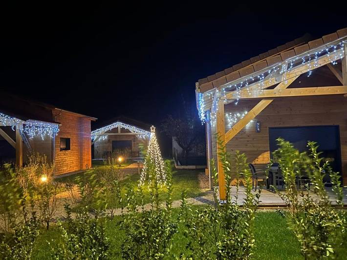 Chalet pour 6 personnes, avec vue ainsi que jardin et terrasse