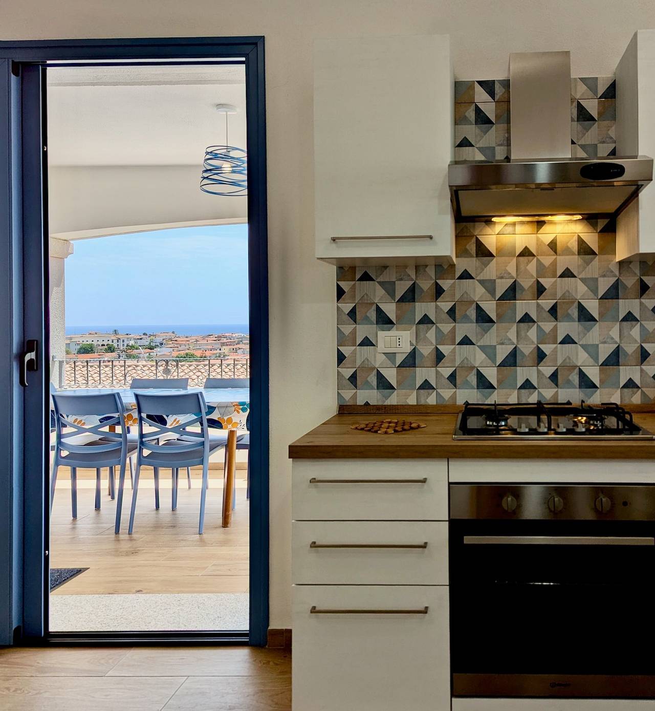Private owned Apartment with Spectacular Sea View in La Caletta Sardinia - 2 bedrooms 3 beds 1 bath in La Caletta, Siniscola