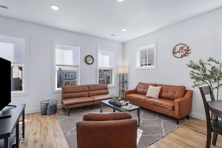 Apartamento para 6 personas, con terraza, Se admiten mascotas en Richmond