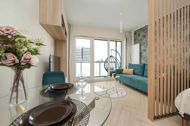 Studio dla 4 osób, z balkon/ taras, Dla rodziny na Dolny Śląsk