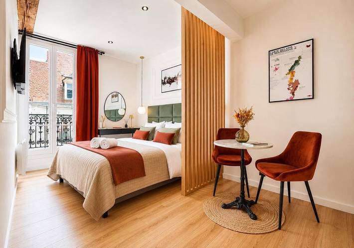Gîte pour 2 personnes, avec vue dans Theatre Des Feuillants Dijon