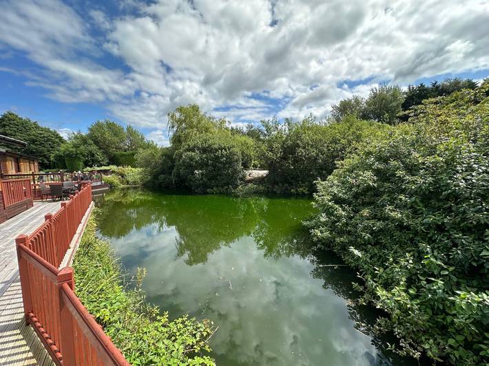 Kingfisher Cosy Lakeside Lodge in Carnforth, Lancashire