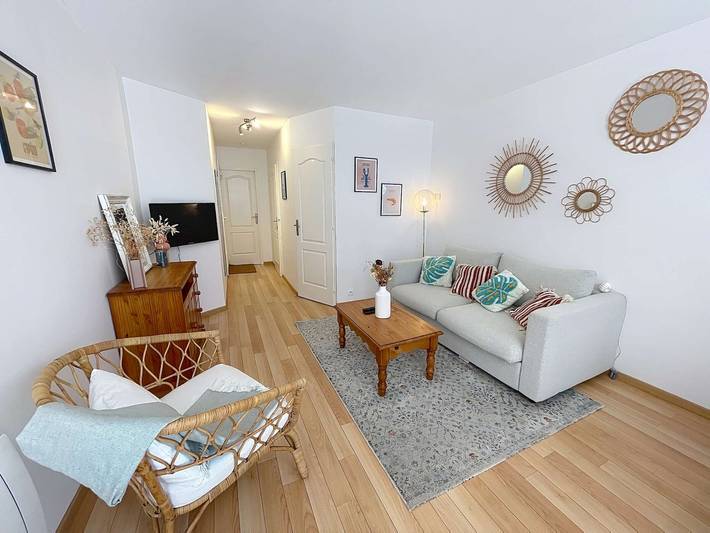 Apartamento entero, Apartamento con wifi en el centro - 2 pers. in Granville, Côte de la Déroute