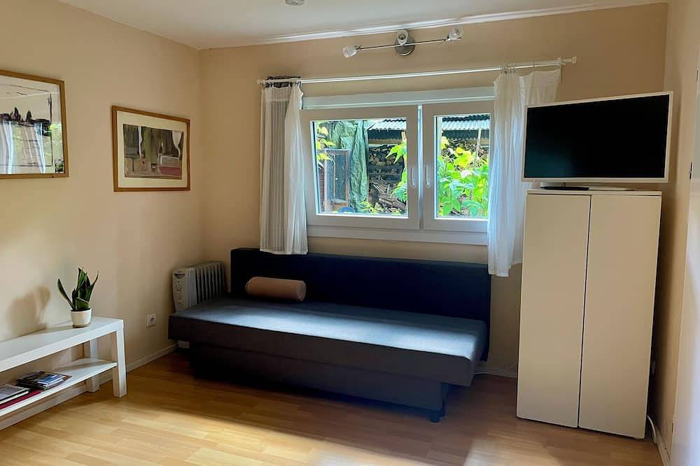 Ganze Wohnung, Idyllisches Schwedenhäuschen für 3 (-4) Personen mit Terrasse und tollem Garten! in Witten, Ennepe-Ruhr-Kreis