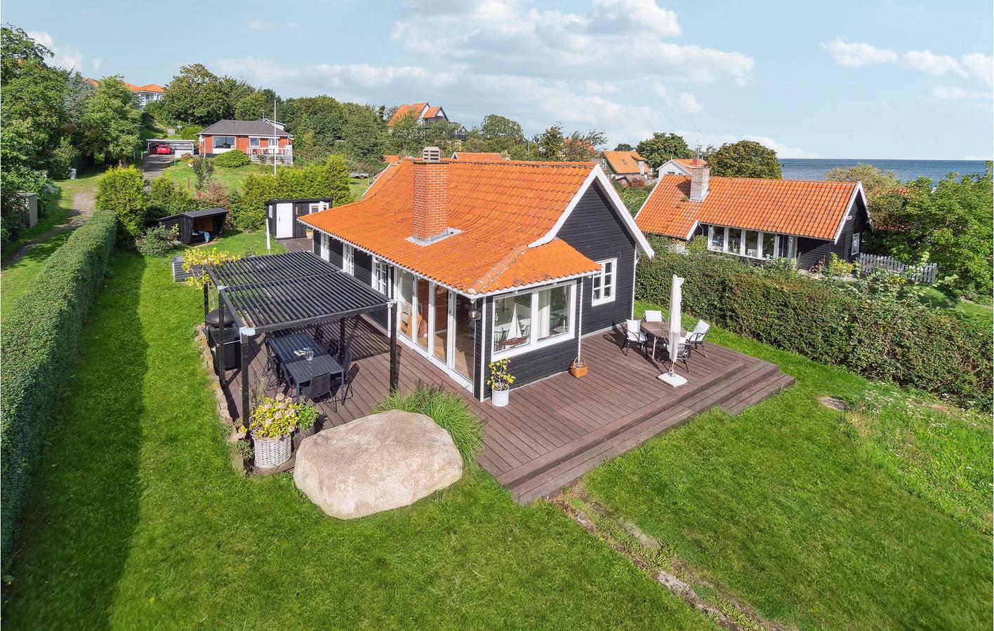 Ferienhaus für 6 Personen mit Garten in Gudhjem, Bornholm
