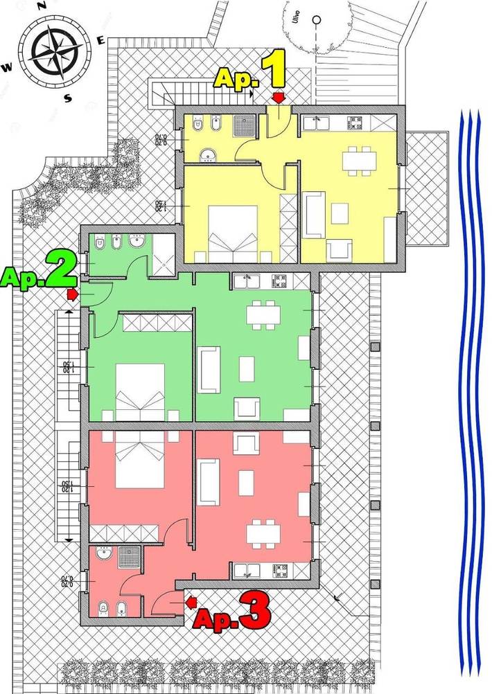 Ferienwohnung für 2 Personen, mit Garten und Ausblick sowie Seeblick in Limone sul Garda - 4