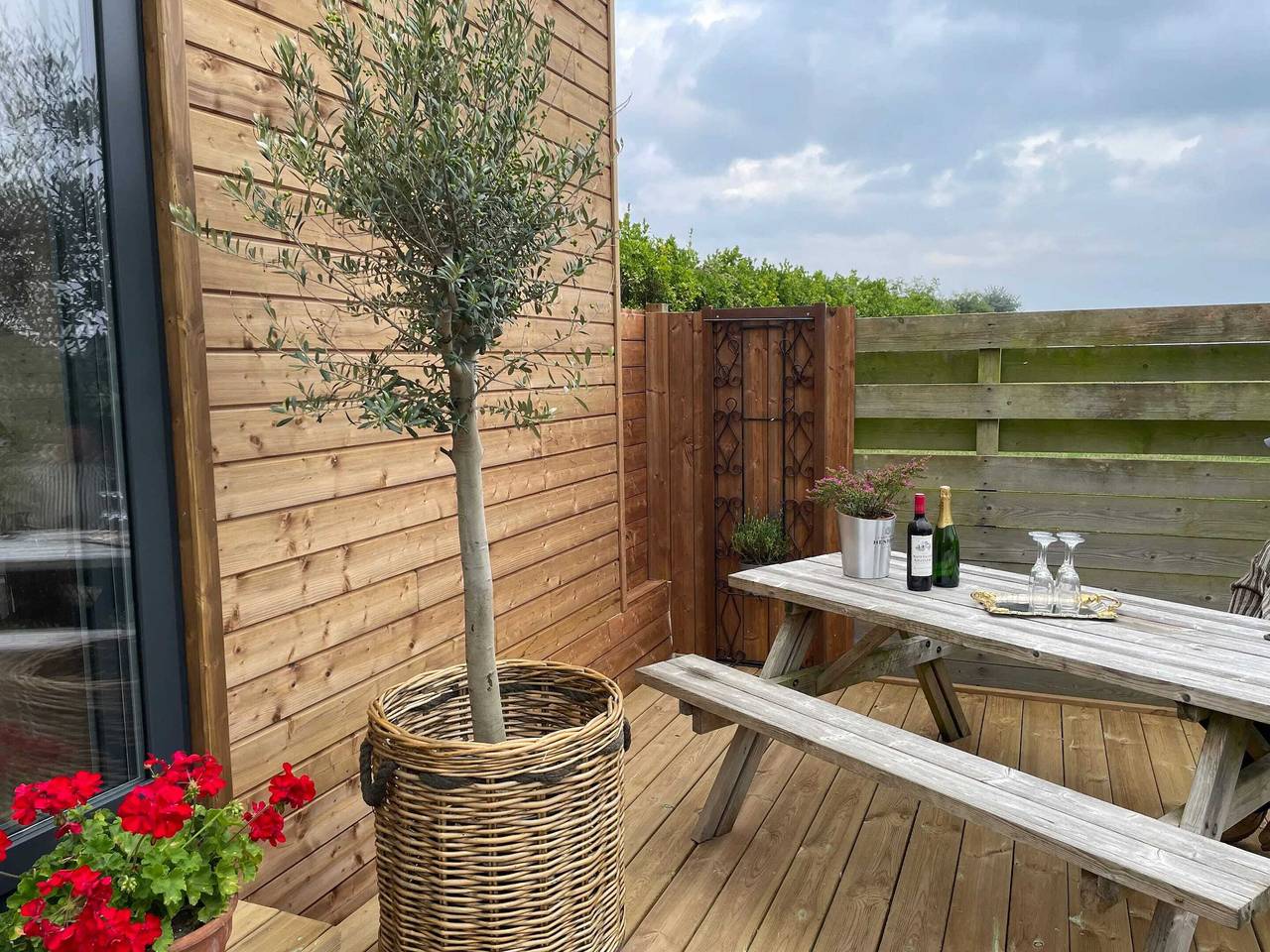 Charmantes Chalet in Sainte-Marie-du-Mont mit Terrasse in Sainte-Marie-du-Mont, Cherbourg und Umgebung