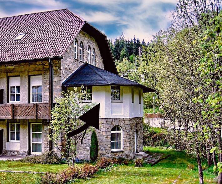 Ferienhaus für 4 Personen, mit Balkon und Garten in Lindberg - 2