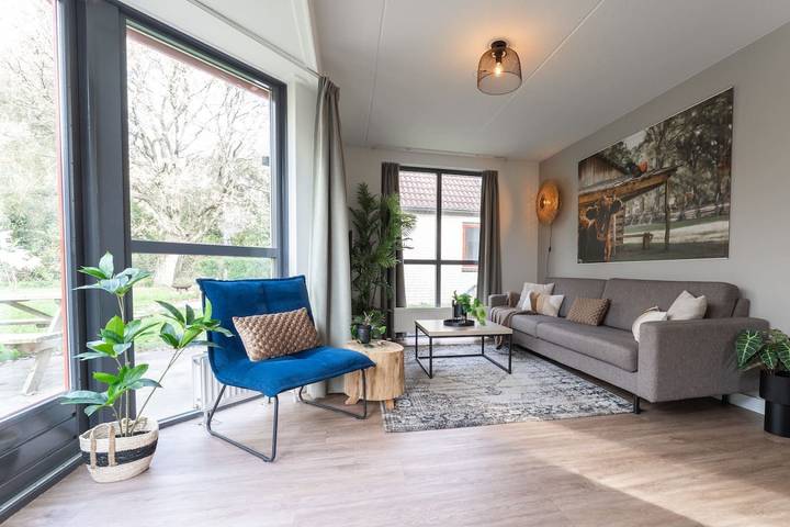 Ferienhaus für 7 Personen, mit Garten und Balkon