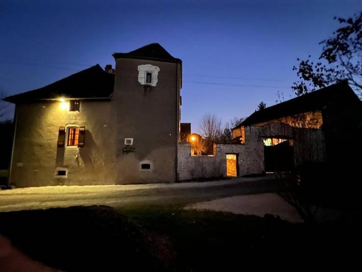 Chambre d’hôte pour 5 personnes, avec vue ainsi que terrasse et jardin à Boyer
