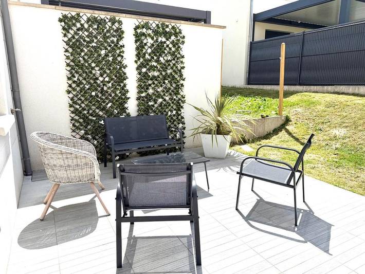 Appartement de vacances pour 4 personnes, avec jardin et terrasse