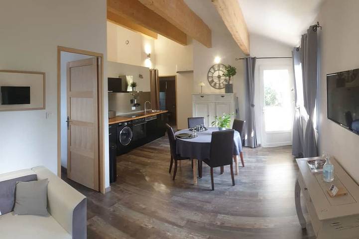 Gîte pour 3 personnes, avec Balcon et Jardin