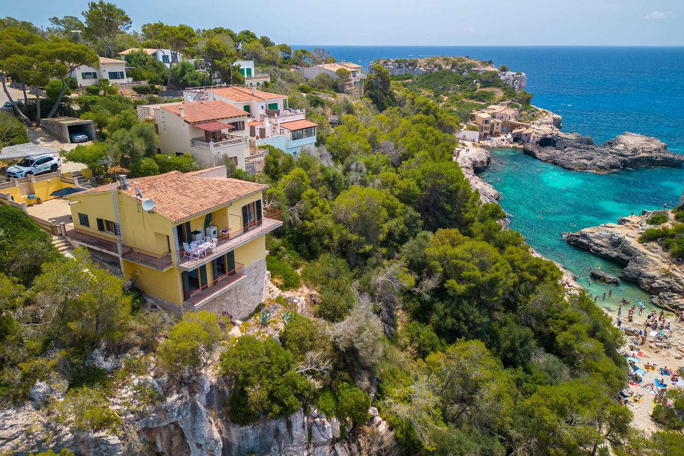 Ses Sevines Etv/1786 für 5 nur 40 m vom Meer entfernt in Cala s'Almonia, Santanyí