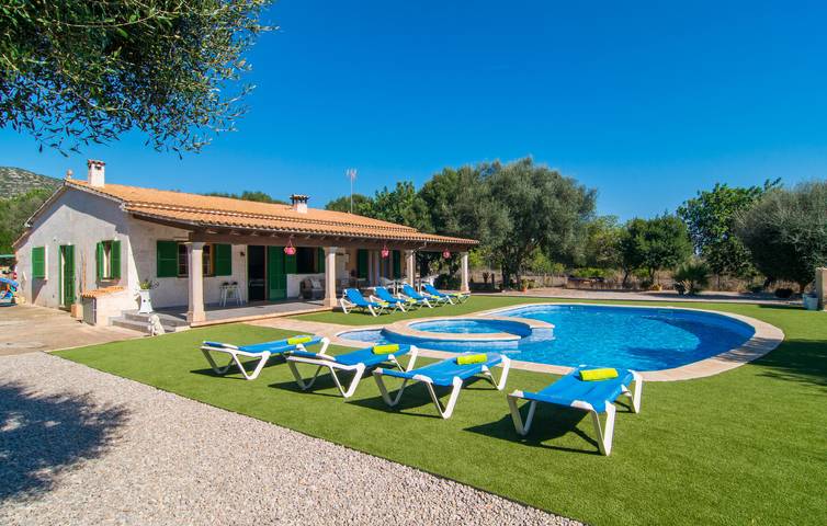 Finca mit hund für 8 Personen, mit Terrasse und Garten in Llucmajor - 2