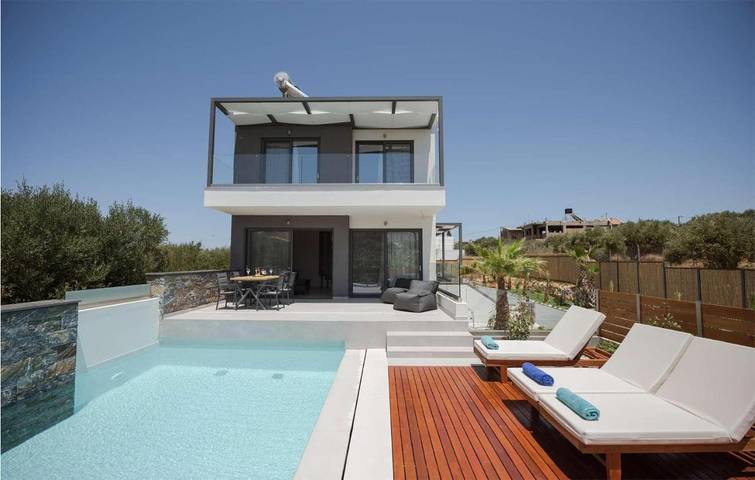 Maison de vacances pour 4 personnes, avec balcon et piscine