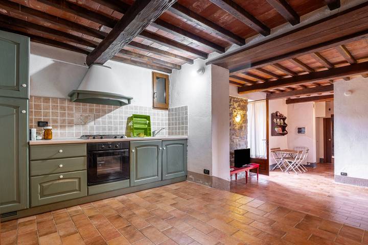 Appartamento intero, Appartamento 'Terra' con terrazza condivisa, giardino e Wi-Fi in Radicofani, Val d’Orcia