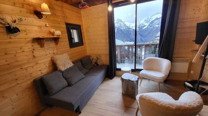 Gîte pour 4 personnes, avec balcon dans Les Deux Alpes