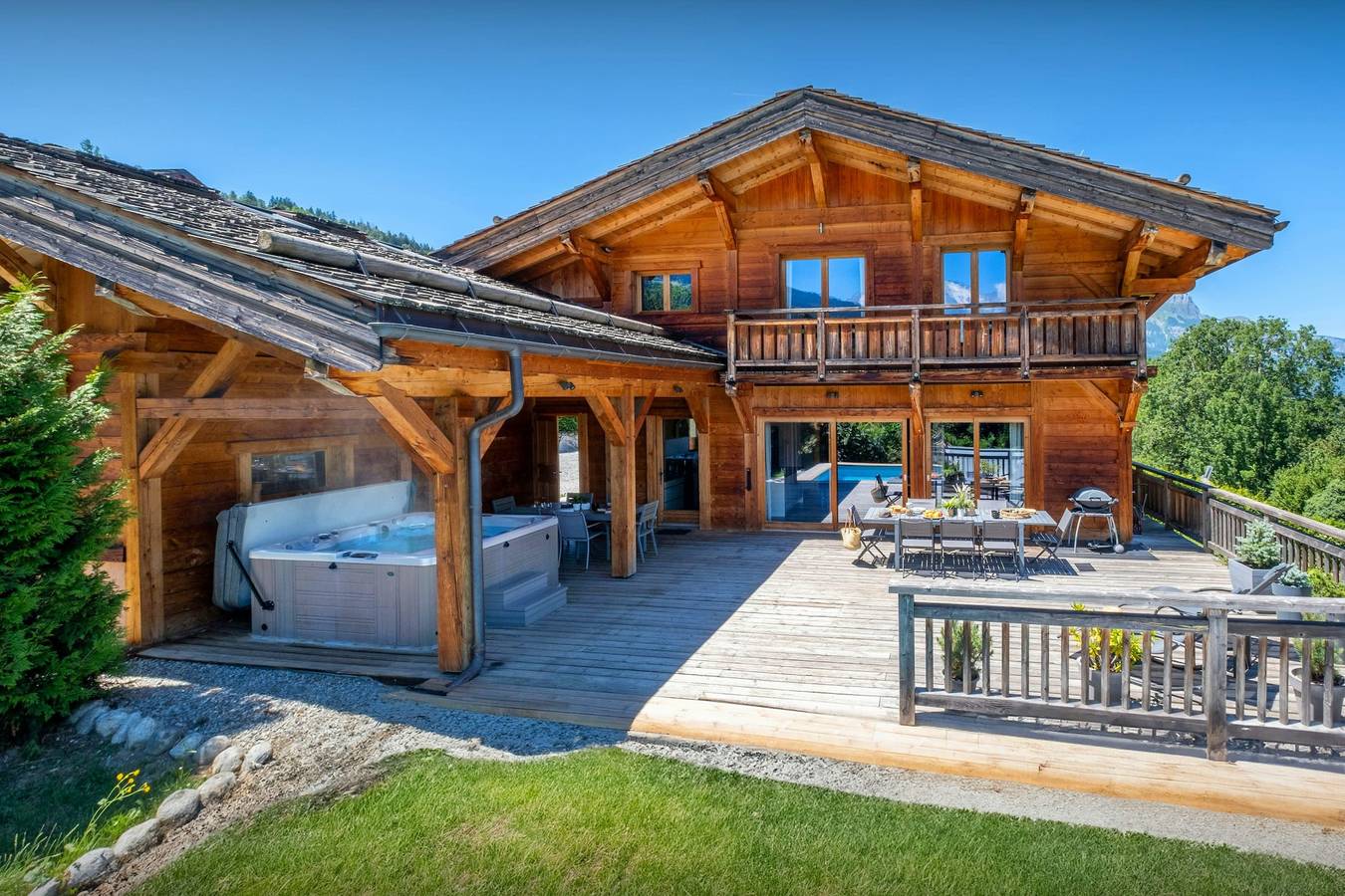 Jacuzzi, sauna et vues sur le mont Blanc - Ovo Network in Domancy, Pays du Mont-Blanc