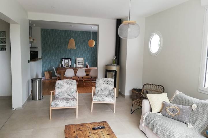 Maison de vacances pour 10 personnes, avec terrasse et jardin dans Quend Plage