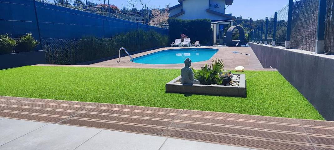 Maison de vacances pour 8 personnes, avec jardin ainsi que vue et piscine - 1