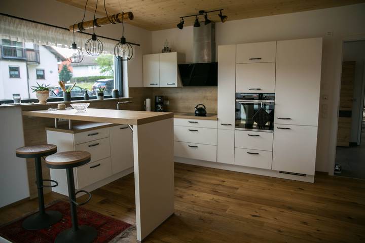 Ferienwohnung für 2 Personen, mit Balkon und Balkon/Terrasse sowie Terrasse und Garten an der Rhön