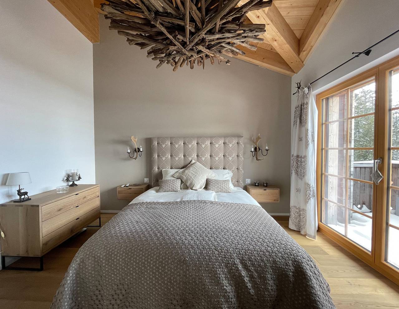 Appartement entier, Alpenchic-Wohnung an der Rothornbahn in Vaz/Obervaz, Chaîne de Plessur