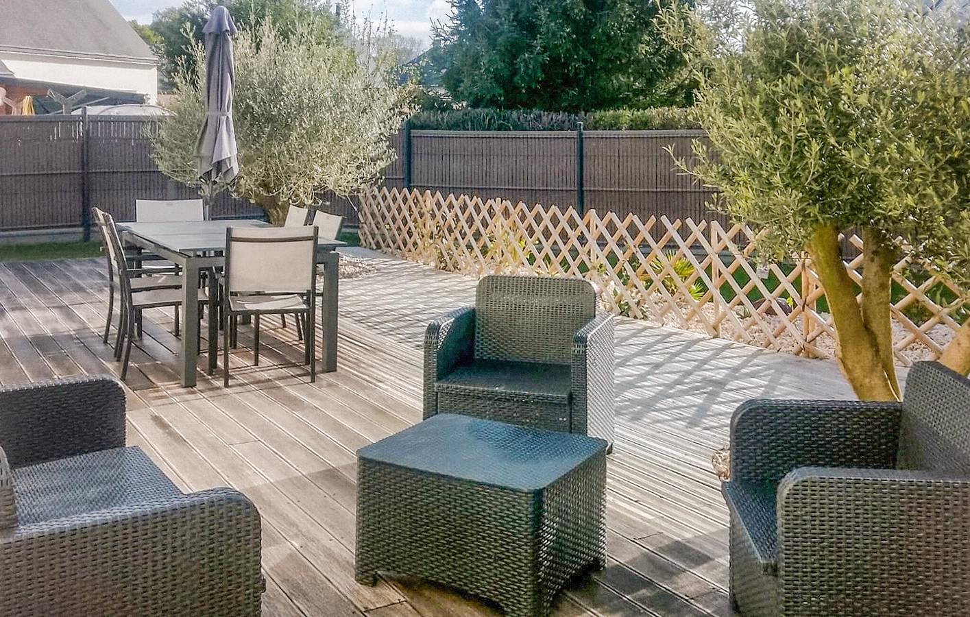 Acogedor alojamiento a 2,5 km de la playa: wifi, jardín, aparcamiento y mucho más. in Étables-sur-Mer, Côte de Goëlo