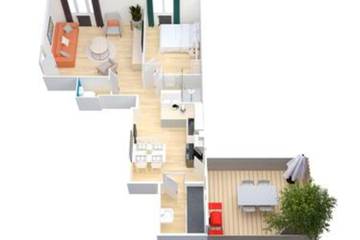 Appartement De Vacances pour 4 Personnes dans Saint-Nazaire, Région de Saint-Nazaire, Photo 3