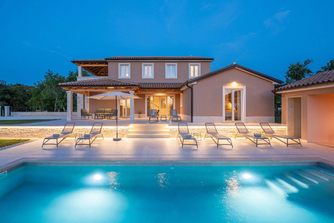 Villa Villa Sentiero s bazenom in Beram, Pazin