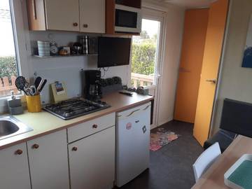 Gîte pour 4 personnes, avec piscine et jardin à Ravenoville