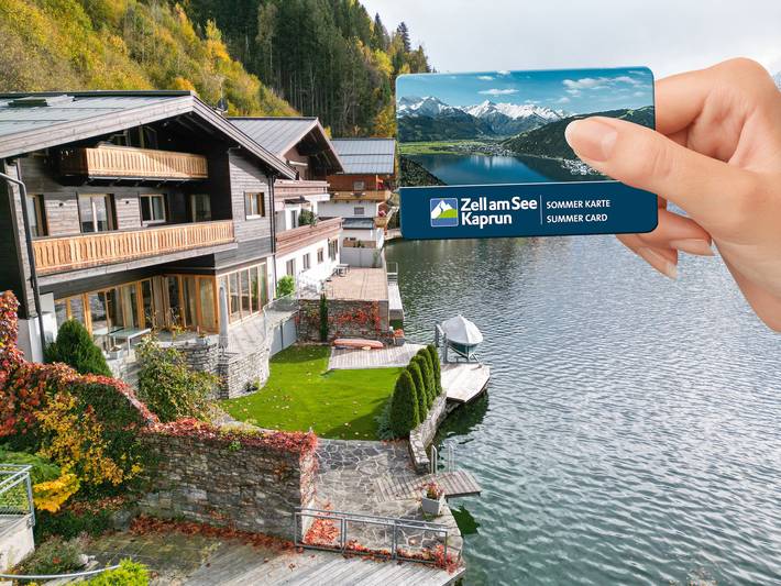 Ferienhaus für 8 Personen, mit Garten und Seeblick sowie Balkon in Zell am See