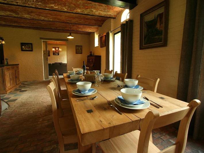 Location de vacances pour 12 personnes, avec sauna ainsi que piscine et jardin à Beernem - 4