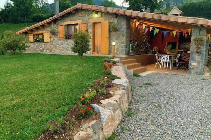 Cabaña de madera para 3 personas en Pirineos