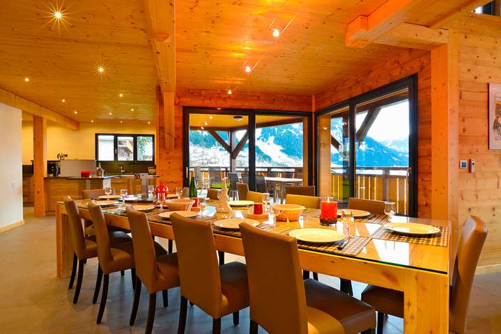 Chalet pour 13 personnes, avec Balcon et Jacuzzi ainsi que Terrasse et Sauna à Chatel - 4