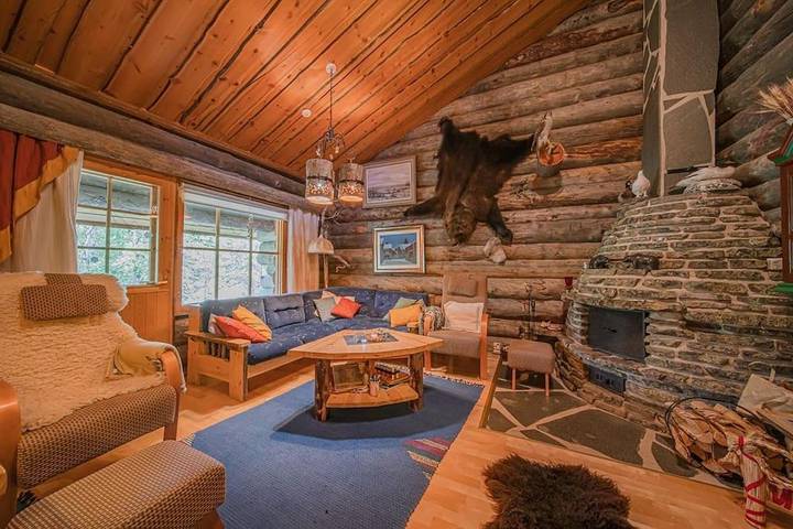 Domek letniskowy dla 6 osób, z widok i taras oraz sauna, zwierzęta dozwolone w Finlandia Północna