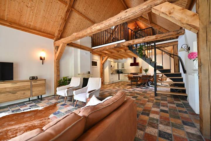 Ferienhaus für 4 Personen, mit Pool und Garten sowie Ausblick in den Niederlande