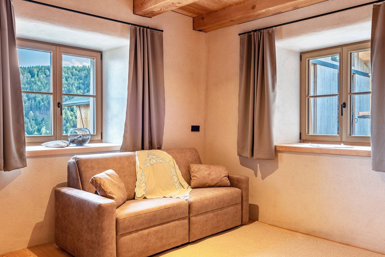 Ganze Wohnung, Ferienwohnung Egger an der Lahn - Nonna mit Bergblick, Terrasse und Wlan in Jenesien, Sarntaler Alpen