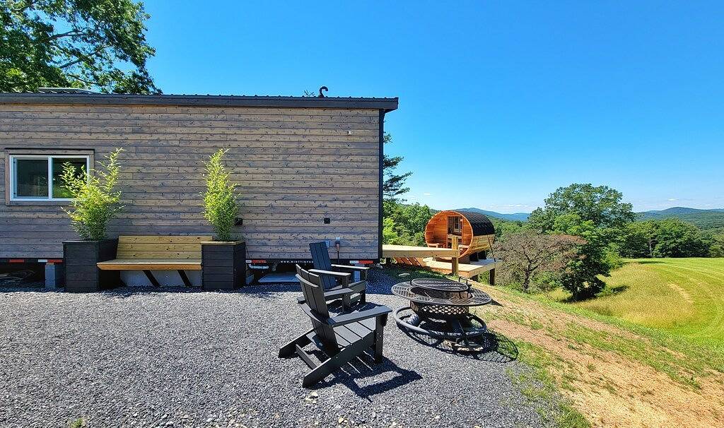 Tiny Escape w/ dry sauna & mountain views in Seneca Rocks