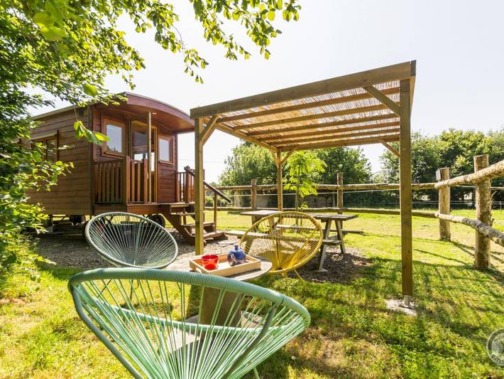 Chalet voor 2 personen, met tuin in Normandië