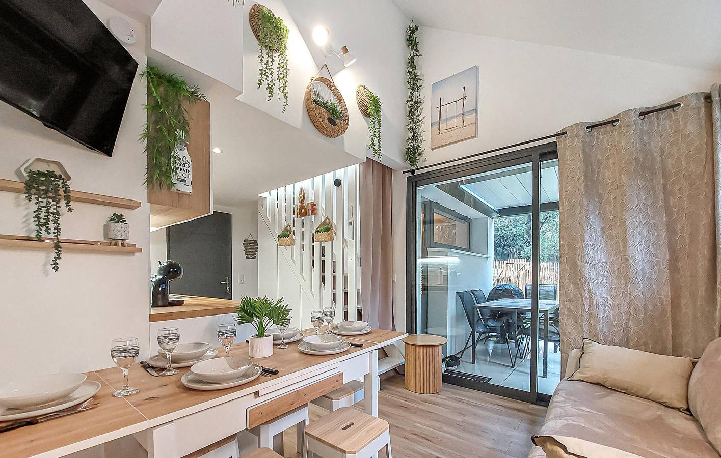 Acogedor apartamento con jardín cerca de Plage de Saint-Georges in Meschers-sur-Gironde, Region de Rochefort