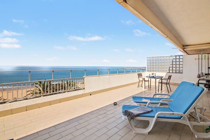 Casa de férias para 4 pessoas, com varanda em Praia de Quarteira
