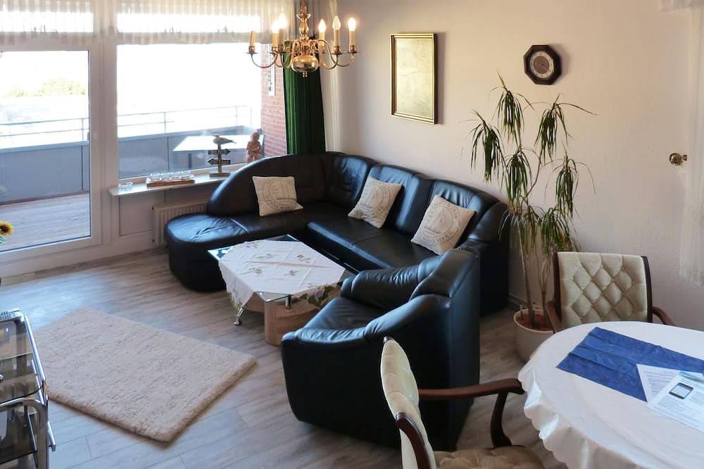 Ganze Wohnung, Haus Nordenlicht Ferienwohnung Naujokat mit Meerblick, 100 m zum Strand in Wittdün, Amrum