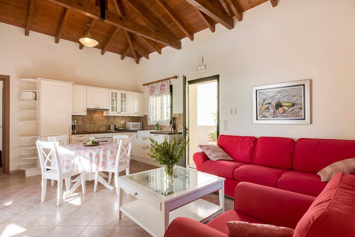 Villa für 4 Personen mit Terrasse in Pelekas, Korfu