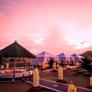 Cottage pour 2 personnes, avec vue et terrasse, animaux acceptés dans Merzouga