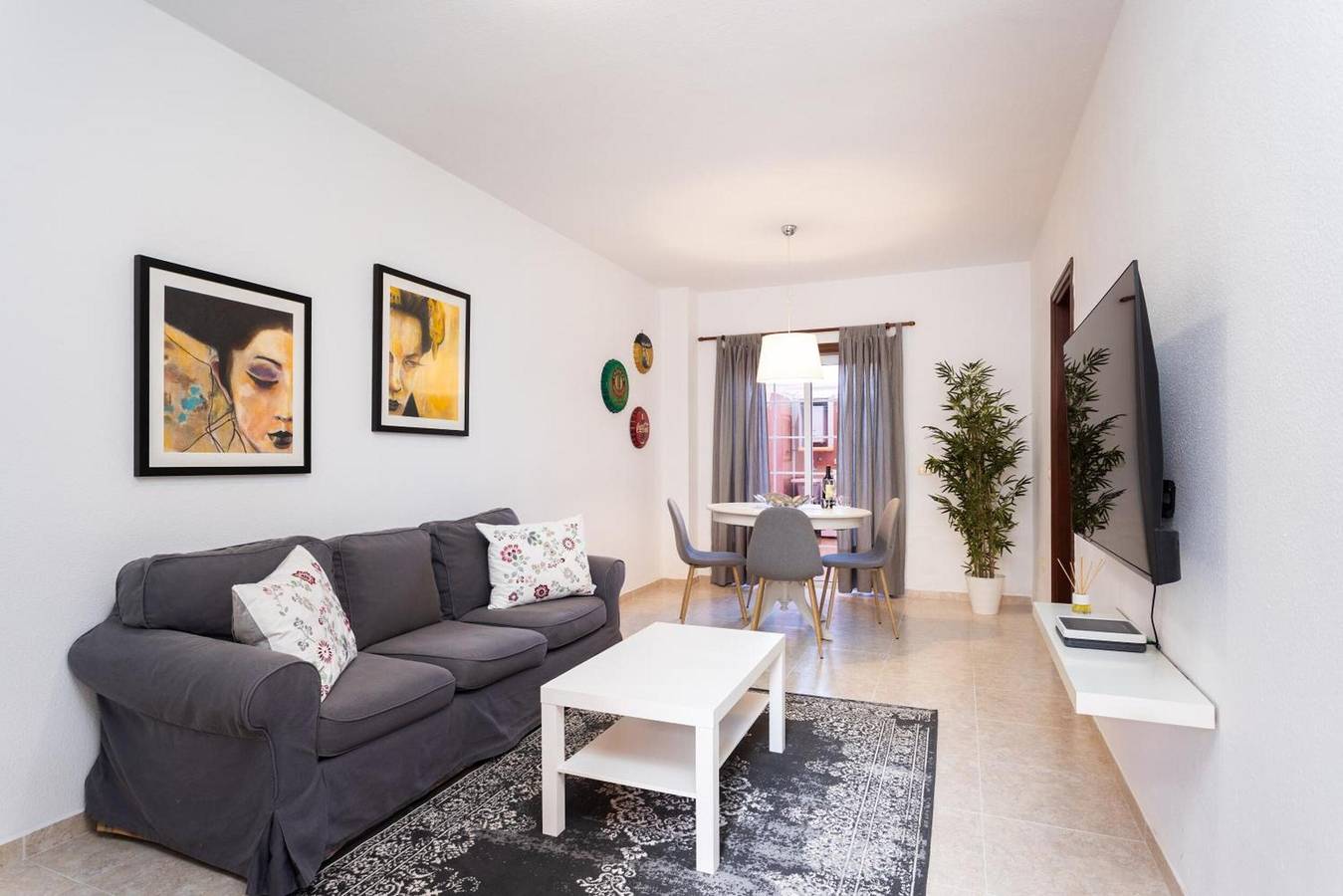 Apartamento Vacacional 'Tenohomes Cálido y Cómodo' con Terraza Privada, Wi-Fi y Aire Acondicionado in San Bernardo, Los Silos