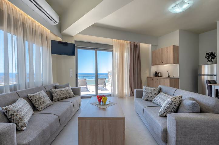 Ferienhaus für 7 Personen, mit Balkon und Terrasse sowie Pool in Rethymno und Umgebung - 3
