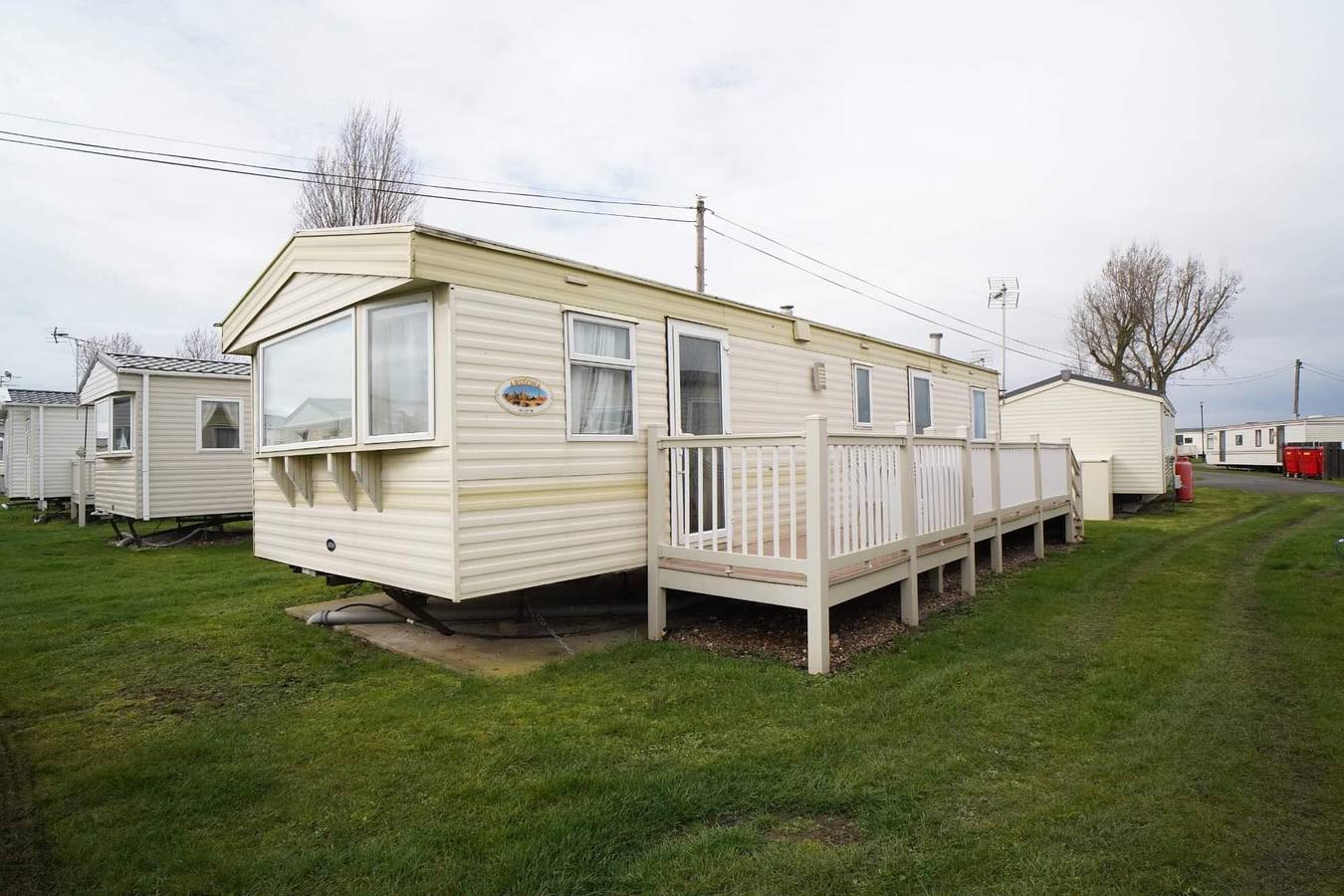 Pets go free family 3 Bed Caravan with Decking in Heacham, Norfolk Coast