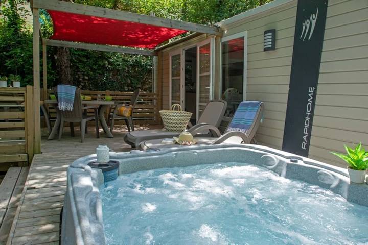 Mobil home pour 4 personnes, avec bassin pour enfant à Saignon - 4